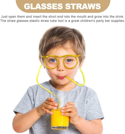 Fun Eyeglasses Drinking Straw
