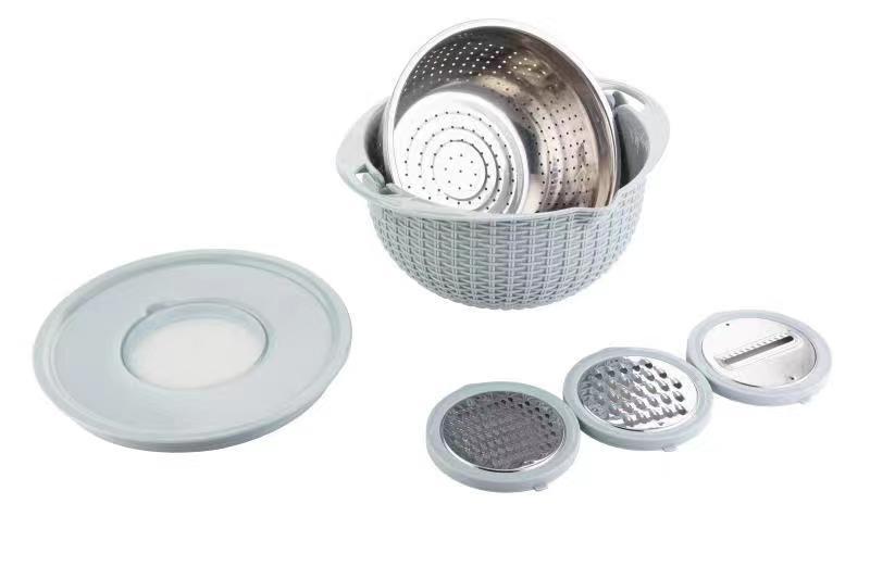 4 in 1 Colander with Mixing Bowl Set