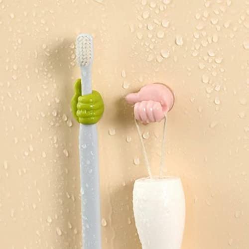 Multi-Purpose Thumb Hook     Self-Adhesive Wall Decoration Hook for Cable Clip Key Hat Makeup Brush, Home Office Wall Storage