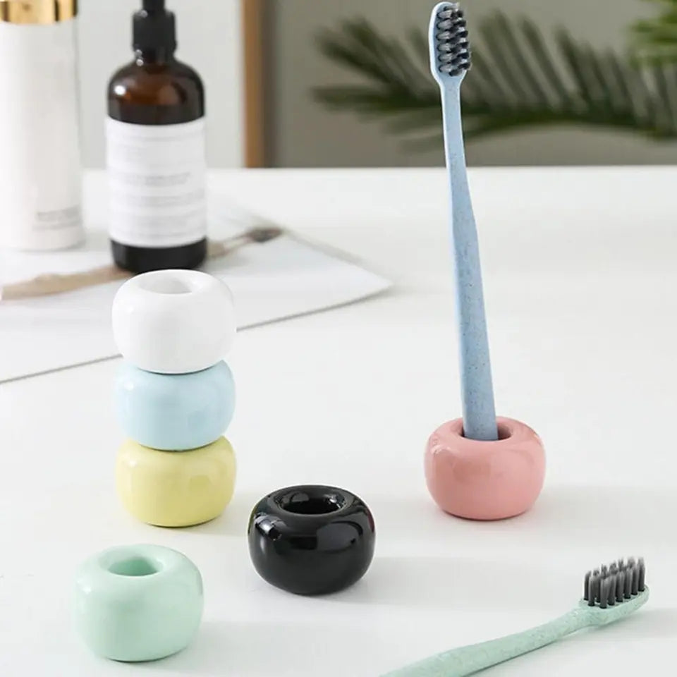 Ceramic Multipurpose Holder for toothbrush and makeup brushes