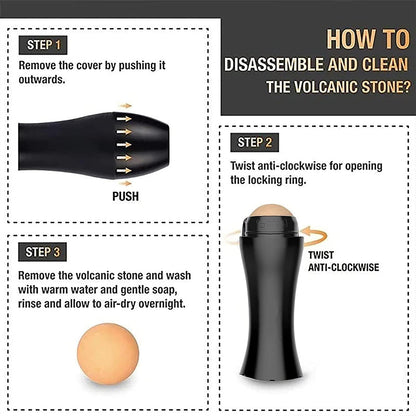 Oil Absorbing Volcanic Face Roller