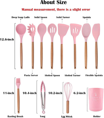 Kitchen Silicone Utensils 12 pieces Set