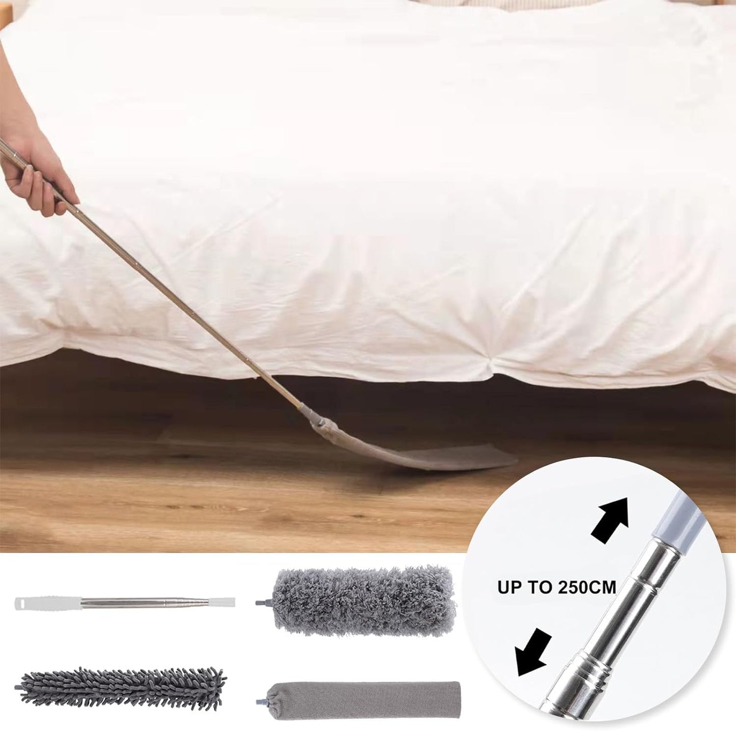 Microfiber Extendable Duster 3 in 1