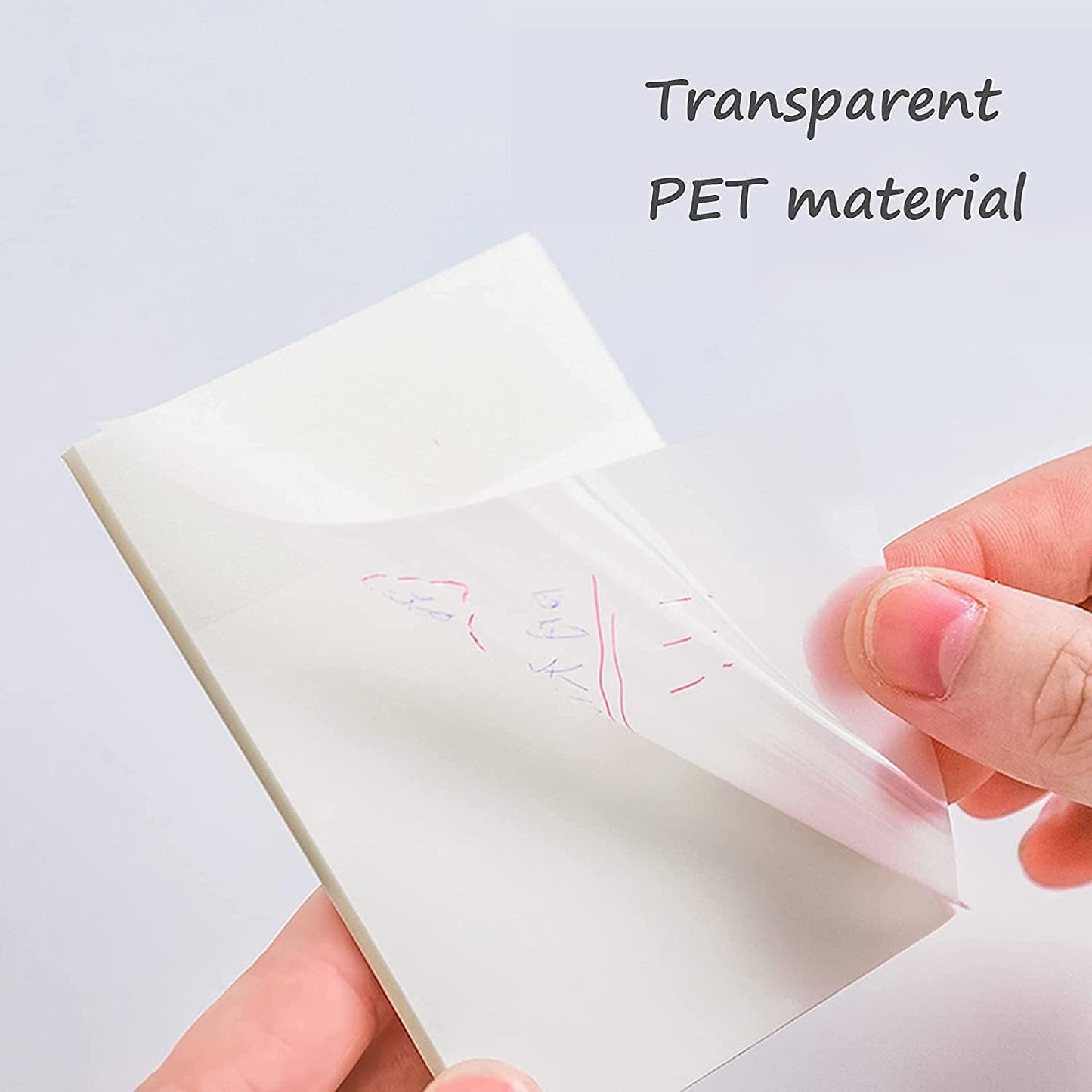 Transparent Sticky Notes (50 sheets)