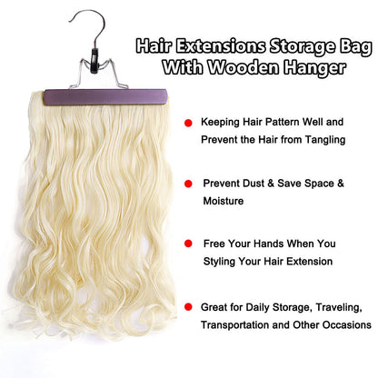 Hair Extension Hanger and Bag