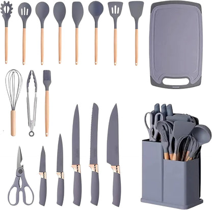 Kitchen Silicone Utensils 19 Pieces Set