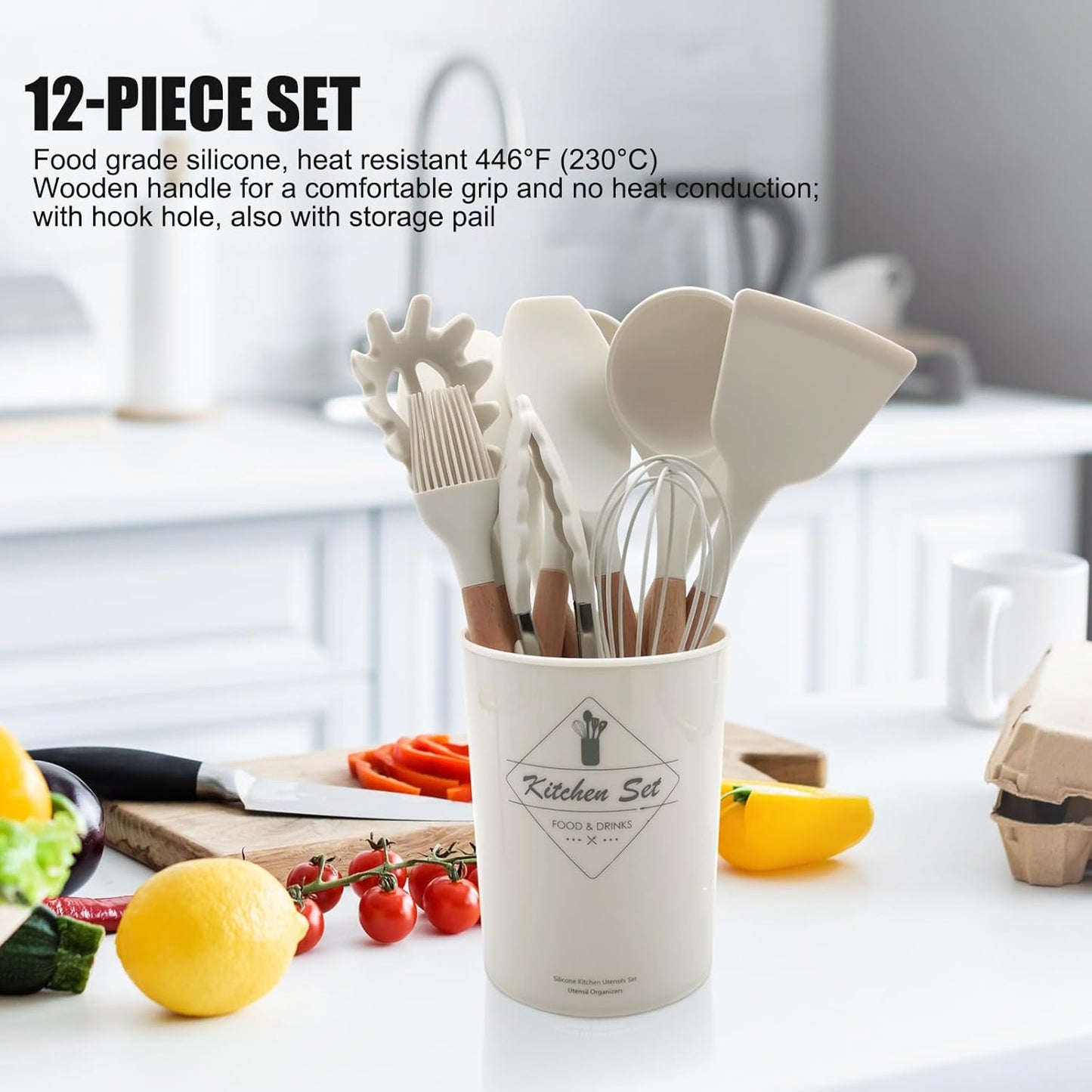 Kitchen Silicone Utensils 12 pieces Set