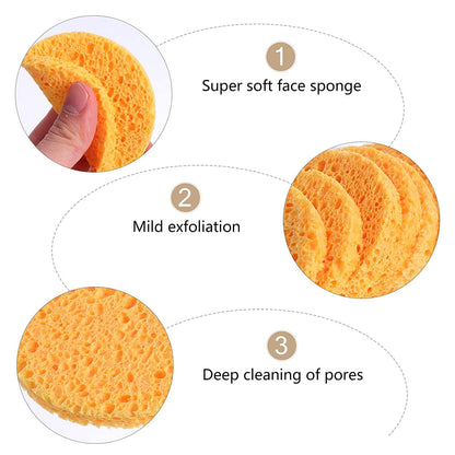 Compressed Facial Sponges (12 pcs)