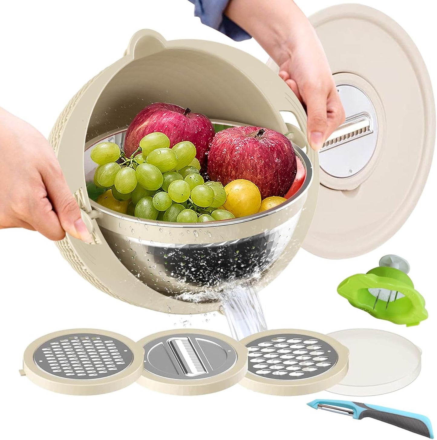 4 in 1 Colander with Mixing Bowl Set