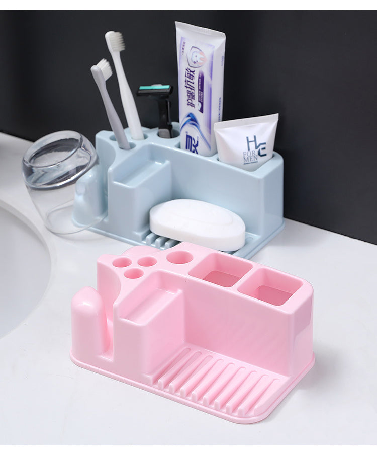 Toiletries Organizer, tooth paste toothbrush and soap holder