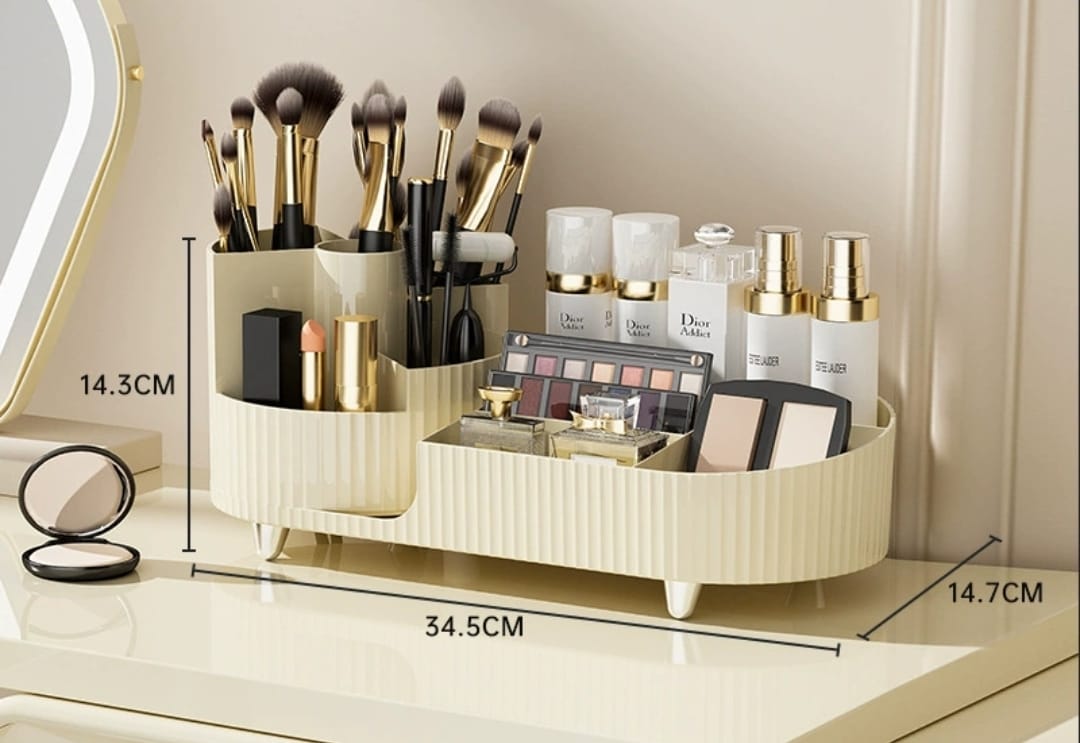 Large Rotating Makeup Organizer